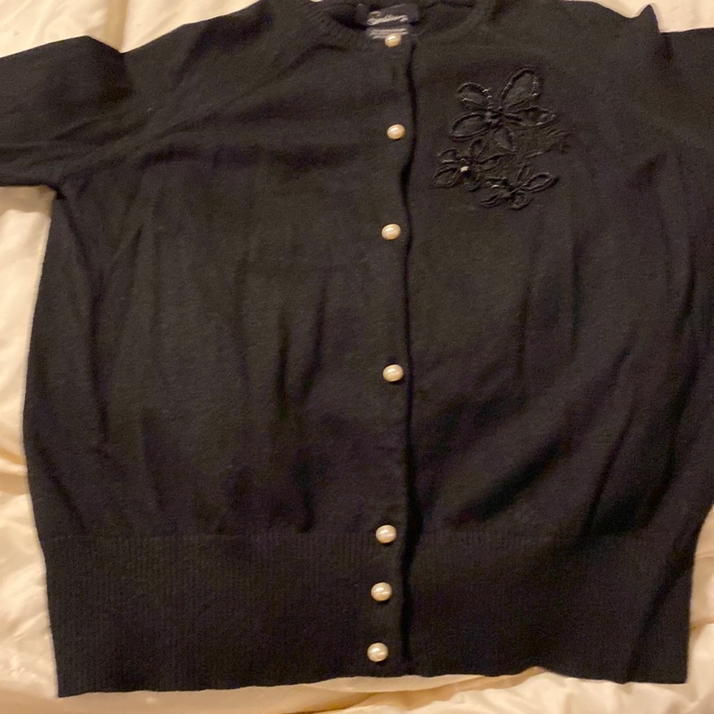 Women’s black detailed Cardigan